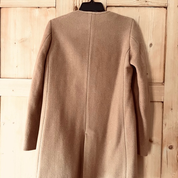 Uniqlo wool blend camel spring coat. Size xs - Picture 2 of 5